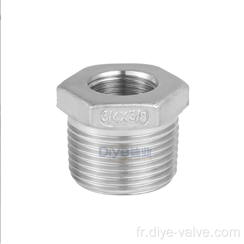 Bague hexagonale en acier inoxydable